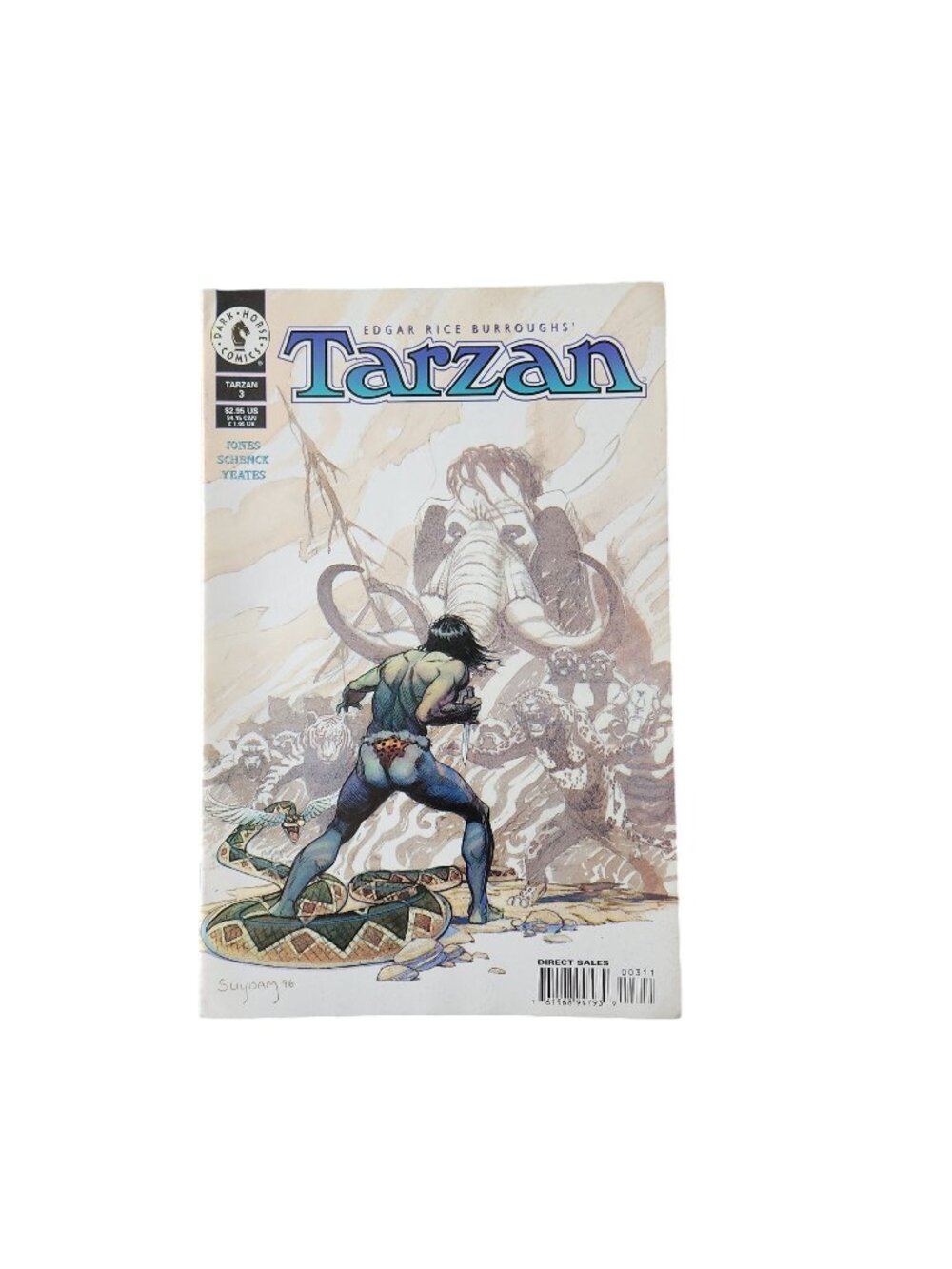 Dark Horse Tarzan #3 1996 Comic Book Collector Bagged Boarded
